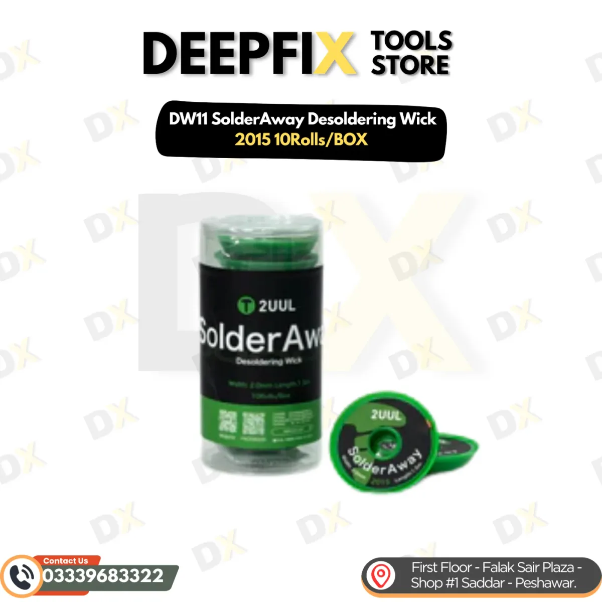 2UUL DW11 SolderAway Desoldering Wick 2015 10Rolls/BOX