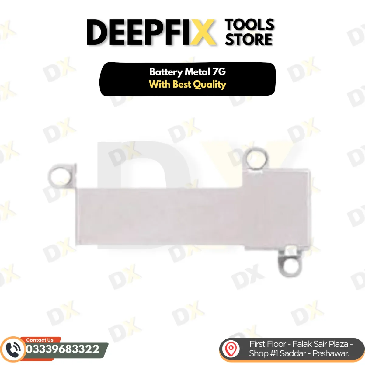 iPhone 7 stamped steel battery connector shield bracket