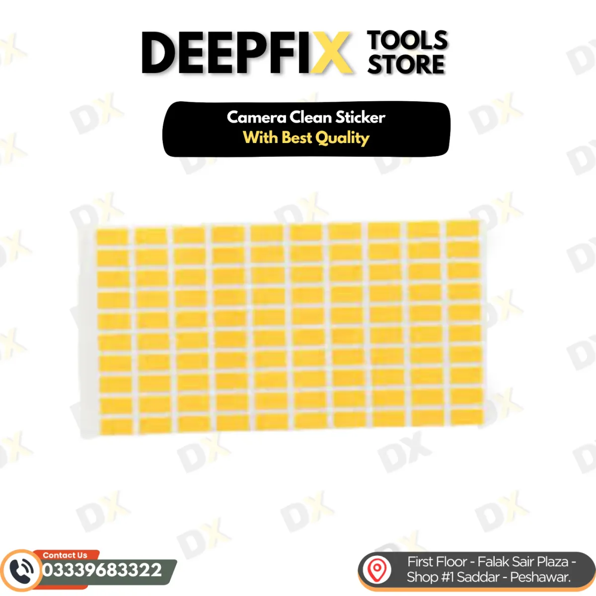 Camera Clean Sticker