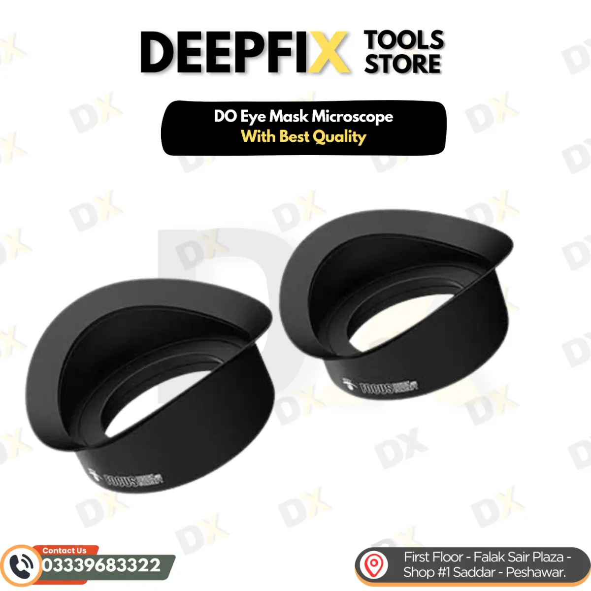 Head worn magnifying visor for hands free close up repair work