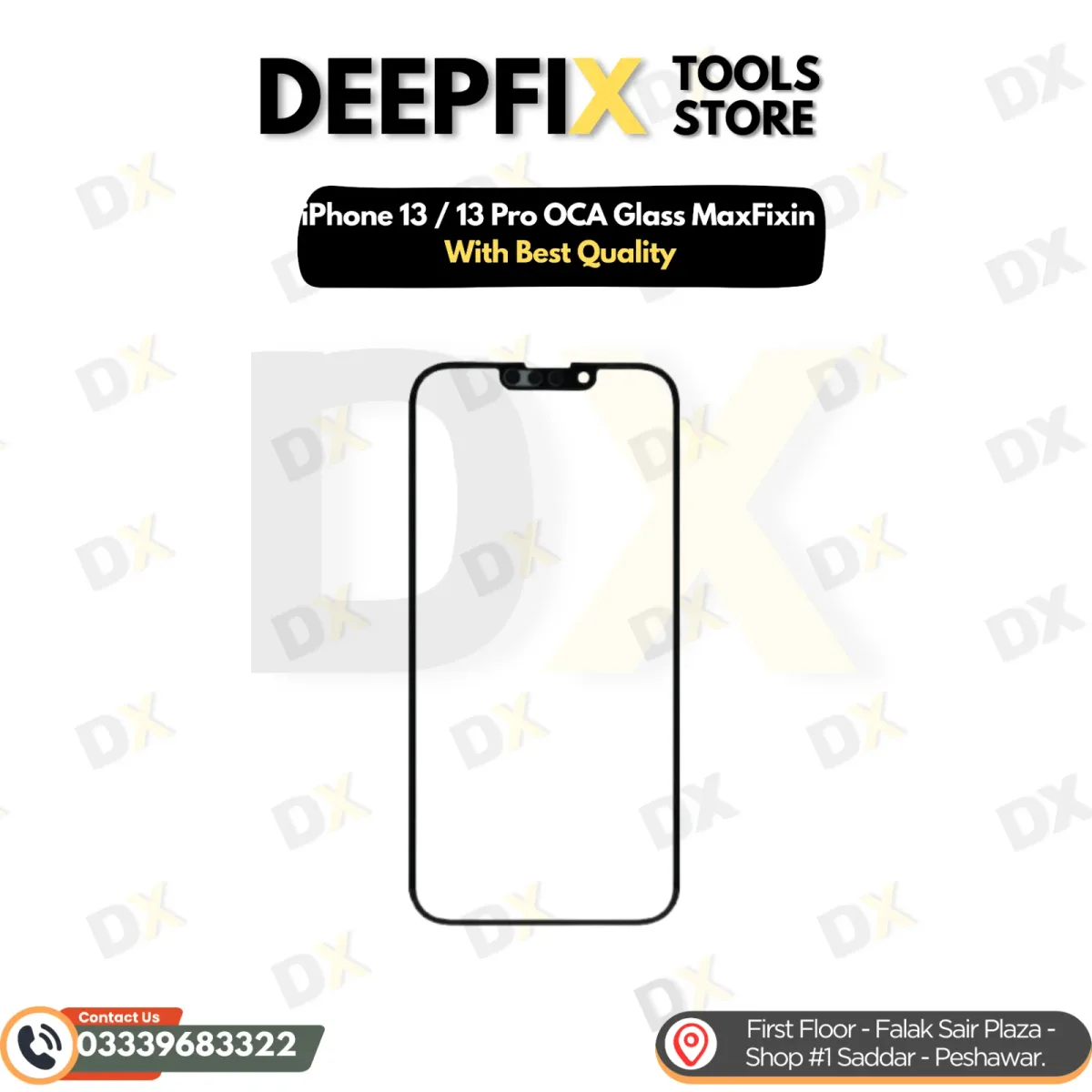 iPhone 13 / 13 Pro OCA Glass MaxFixin