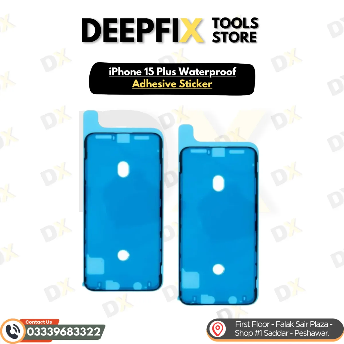 iPhone 15 Plus Waterproof Adhesive Sticker