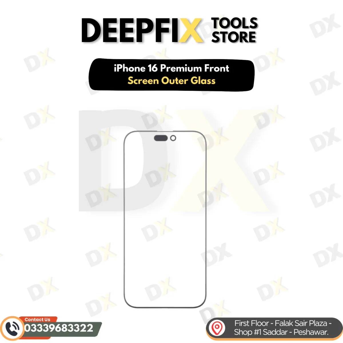 iPhone 16 Premium Front Screen Outer Glass