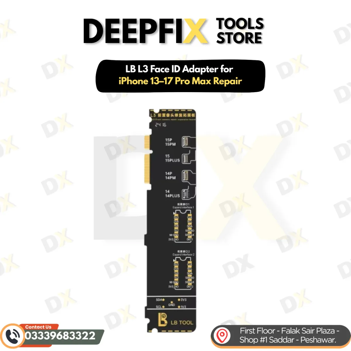 LB L3 Face ID Adapter for iPhone 13–17 Pro Max Repair