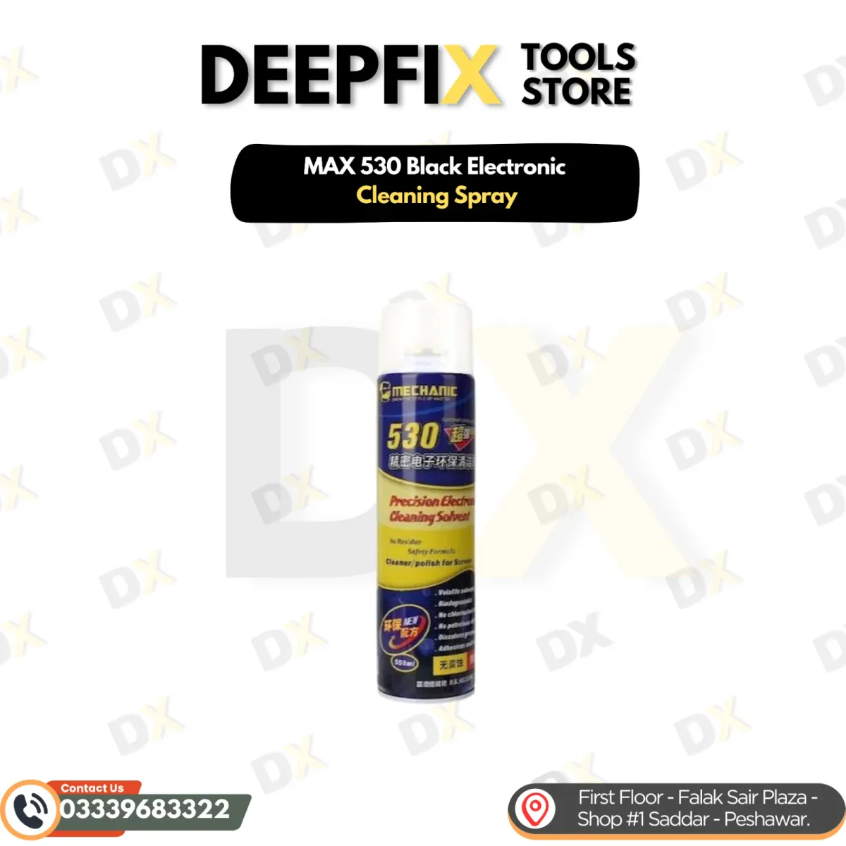 MAX 530 Black Electronic Cleaning Spray