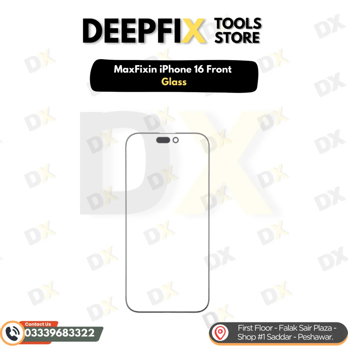 MaxFixin iPhone 16 Front Glass