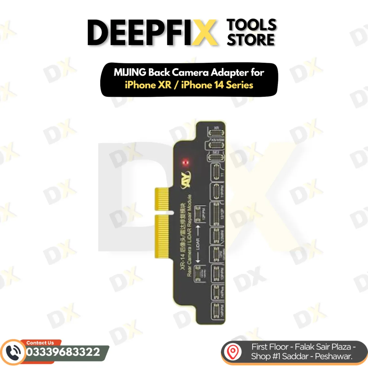 MIJING Back Camera Adapter for iPhone XR / iPhone 14 Series