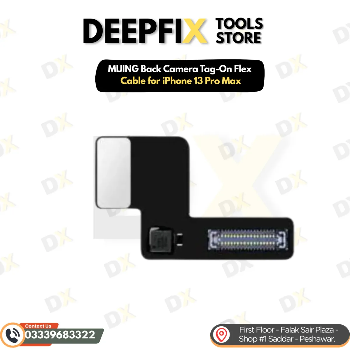 MIJING Back Camera Tag-On Flex Cable for iPhone 13 Pro Max