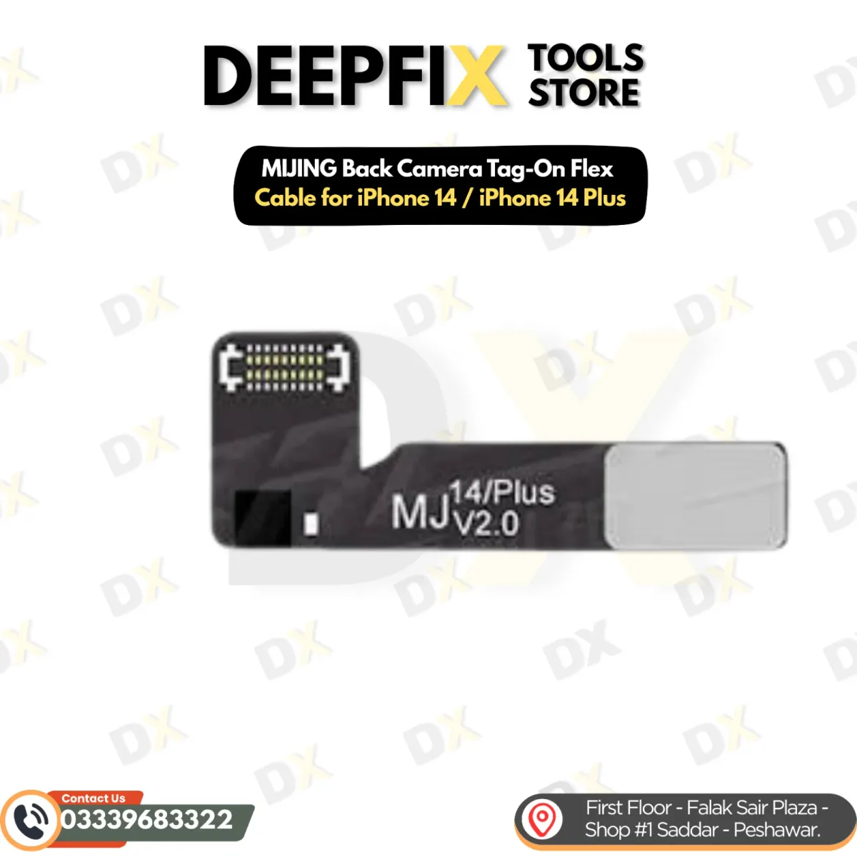 MIJING Back Camera Tag-On Flex Cable for iPhone 14 / iPhone 14 Plus