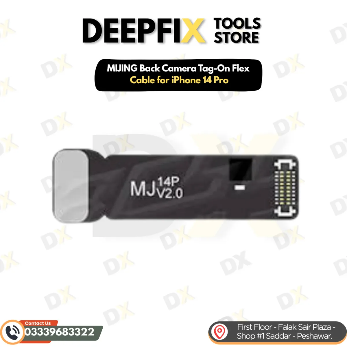 MIJING Back Camera Tag-On Flex Cable for iPhone 14 Pro