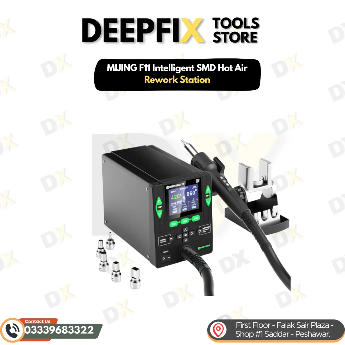 MIJING F11 SMD CURVE HOT AIR GUN