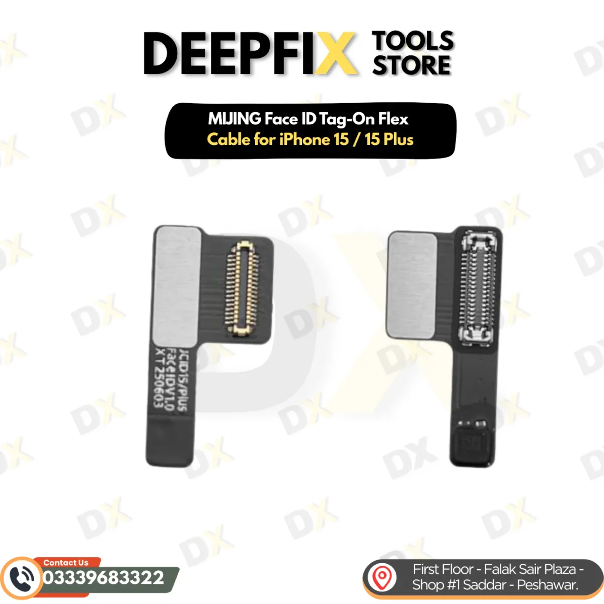 MIJING Face ID Tag-On Flex Cable for iPhone 15 / 15 Plus