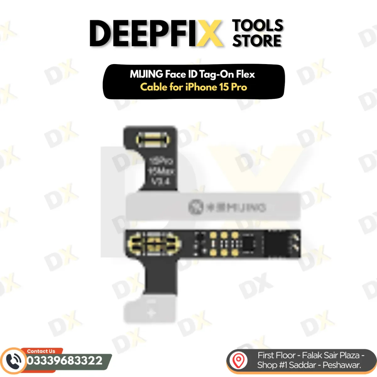 MIJING Face ID Tag-On Flex Cable for iPhone 15 Pro