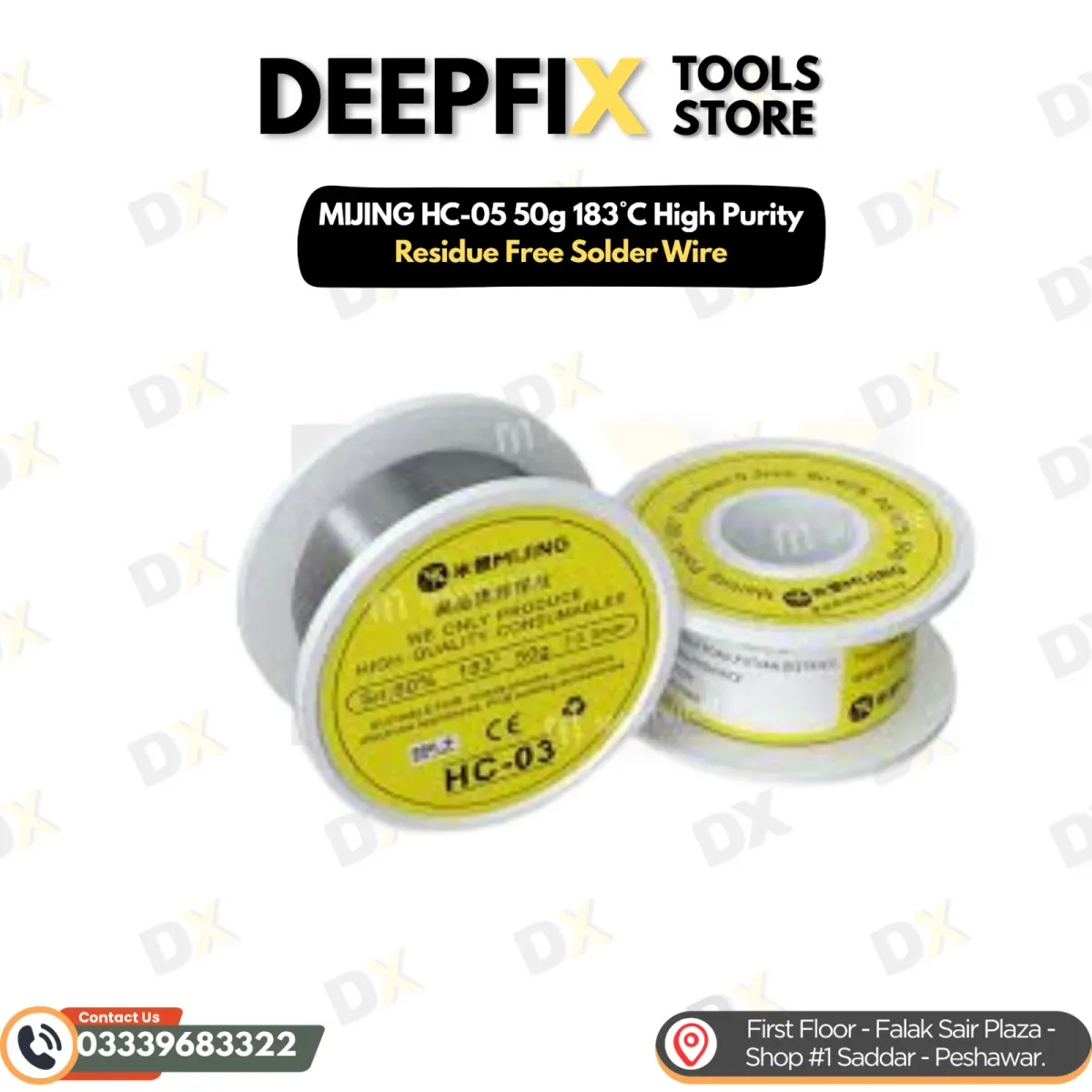 MIJING HC-05 50g 183°C High Purity Residue Free Solder Wire