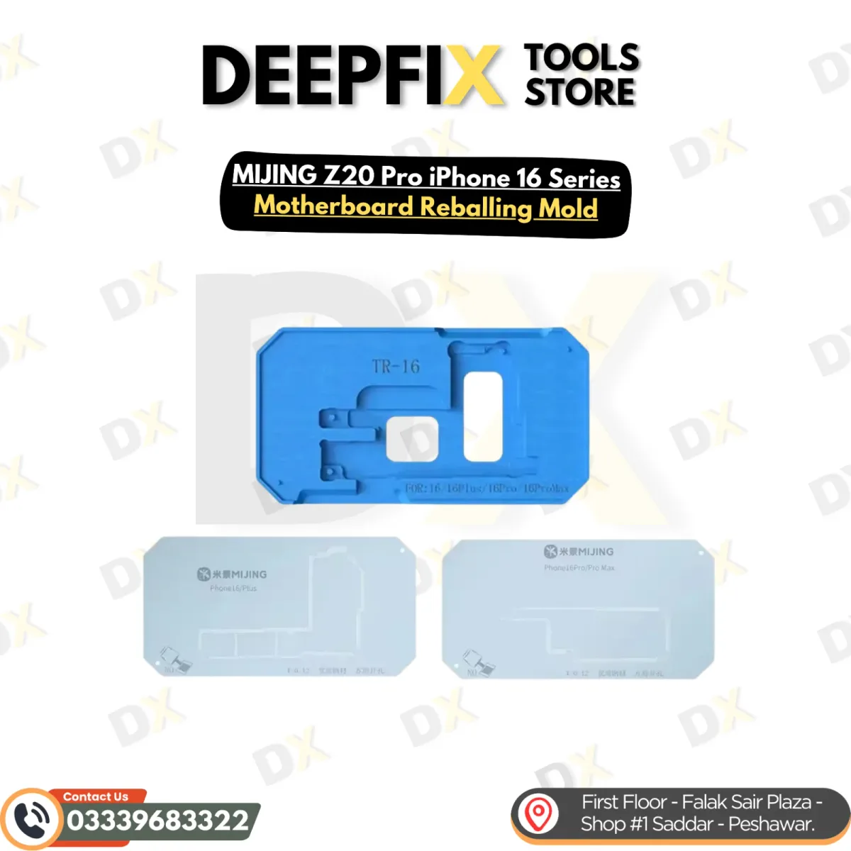 MIJING Z20 Pro iPhone 16 Series Motherboard Reballing Mold