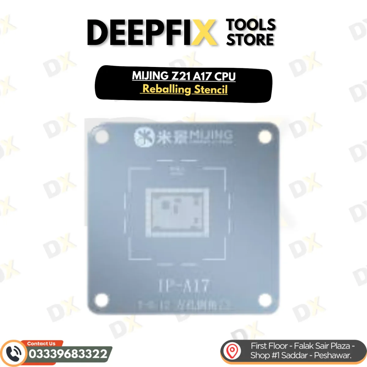 MIJING Z21 A17 CPU Reballing Stencil