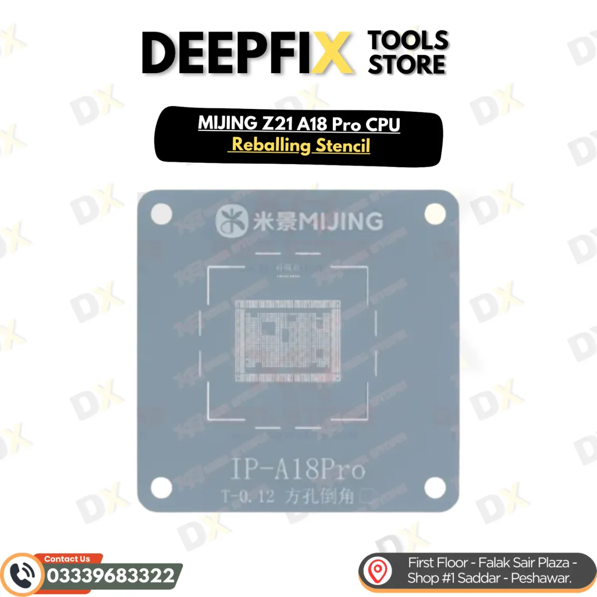 MIJING Z21 A18 Pro CPU Reballing Stencil
