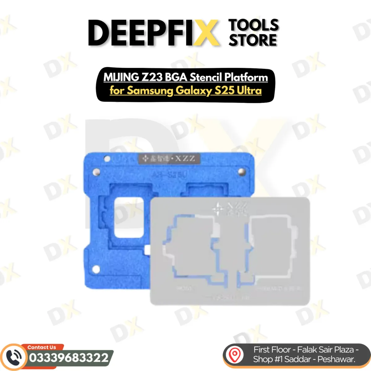 MIJING Z23 BGA Reballing Stencil Platform for Samsung Galaxy S25 Ultra