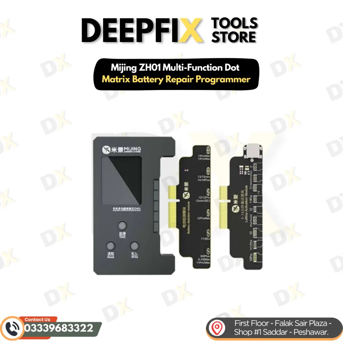 Mijing ZH01 Multi-Function Dot Matrix Battery Repair Programmer
