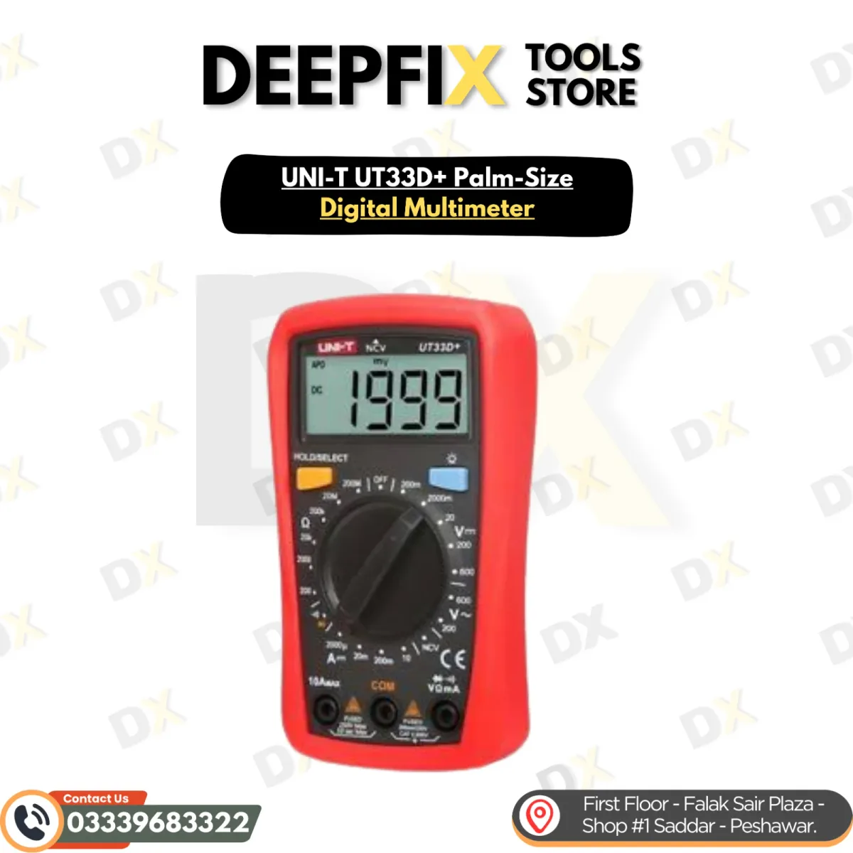 UNI-T UT33D+ Palm-Size Digital Multimeter